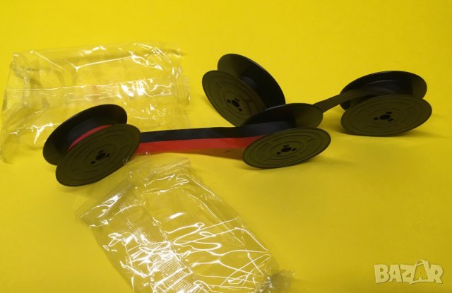 Универсални ленти ролки за всякакъв вид пишещи машини черно,синьо,черночервено, снимка 5 - Друго - 41386237