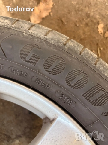 Алуминиеви джанти с гуми за Toyota Avensis 17x7j ET 45, снимка 6 - Гуми и джанти - 53735814