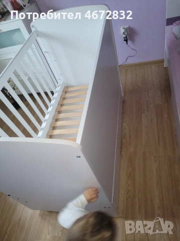 Бебешко легло с матрак, снимка 6 - Бебешки легла и матраци - 52954490