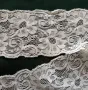 Бяла дантела-еластична ликра, коприна. , снимка 1