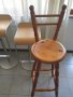 дървени столове за бар , снимка 1 - Столове - 41759283