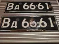 Стари емайлирани регистрационни номера, снимка 2