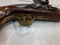 Стар красив кремъчен пистолет,пищов,пушка, снимка 5