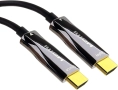 Оптичен кабел HDMI 2.0b 4K UHD 2160p, позлатени конектори, 20 метра Идеален за домашно кино, снимка 2