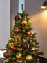 Ново изкуствено Коледно дърво, изкуствена Коледна елха, зелен цвят, 80 см, снимка 1 - Декорация за дома - 38808709