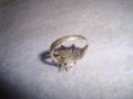 СТАР СРЕБЪРЕН ФЛОРАЛЕН АРТ ПРЪСТЕН СРЕБРО 925 с ЦИРКОНИ 25971, снимка 11