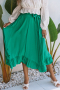 Дамска пола в зелено с висока талия, снимка 1 - Поли - 44598015