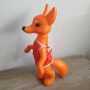 Стара голяма пластмасова играчка- лисица, снимка 3