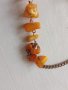 Кехлибарена огърлица и обици, снимка 9