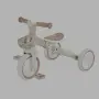 Нова, неизползвана триколка с родителски контрол 3в1 GLOBBER LEARNING TRIKE PLUS ECOLOGIC, бежова. Л, снимка 2