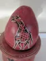 Декоративно яйце с поставка, изработено от сапунен камък, снимка 4