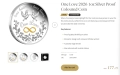 Сребърна монета 1 oz One Love 2026 1oz Silver Proof Coloured Coin, снимка 2
