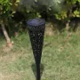 5772 Декоративна градинска соларна лампа с орнаменти, 43 см, снимка 7