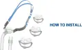 Комплект назални възглавнички BlessEase за CPAP AirFit P10 с 3 размера, снимка 8