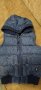 Бебешки ватиран елек с качулка - H&M, размер 86, цвят деним, снимка 1 - Бебешки якета и елеци - 39046554