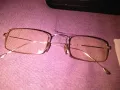 Очила маркови италиански позлатени тънки за използване на рамката с кутия и кърпичка, снимка 3