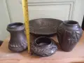 Комплект съдове черна керамика, снимка 3