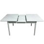 Трапезна разтегателна маса Лорета със закалено стъкло, снимка 5