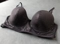 85C Cottelli Collection страхотен черен сутиен на лъскави точки, снимка 4