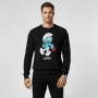 Dsquared2 x The Smurfs - Оригинален мъжки пуловер размер M, снимка 3