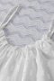 Дамски топ в бяло с тънки презрамки и златисти детайли, снимка 10