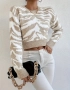 🐅 Дамски пуловер с тигрови ивички – STBoutique 🐅, снимка 6
