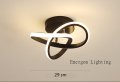 Луксозна LED лампа висок клас плафон димируема три цвята Коридор, снимка 8