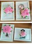 Рамки декорирани с цветя подходящи за 8ми март рожден ден или друг повод , снимка 2