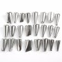 3495 Сладкарски метални накрайници за шприц пош 24 броя в комплект, снимка 4