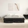 vidaXL Рамка за легло Черния дъб 140 x 190 cm Инженерна дървесина, снимка 3