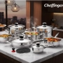 Cheffinger CF-1600S – 16-части комплект, съдове за готвене, снимка 5