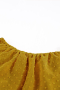 Дамска дълга рокля в жълто с паднало деколте и принт на точки, снимка 16