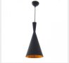Черен метален пендел във винтидж стил!, снимка 1 - Лампи за таван - 42448588
