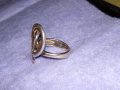 ДВЕ СЪРЦА в ЕДНО РОМАНТИЧЕН НЕЖЕН АРТ ПРЪСТЕН СРЕБРО 925 РЪЧНА ИЗРАБОТКА ЛЮБОВНО БИЖУ 34614, снимка 6