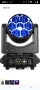 BETOPPER Подвижна глава 7x40W RGBW Beam/Wash/Zoom/CTO ефект Bee Eye LED сценично , снимка 1