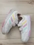 Детски бели маратонки ADIDAS 27 номер за момиченце с розови ленти, снимка 7