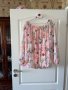 Нов ефирен топ блуза с дълъг ръкав цветя флорален принт ХЛ /2ХЛ , снимка 7