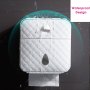 Водоустойчива поставка за тоалетна хартия с рафт и чекмедже, снимка 5