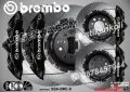 BREMBO надписи за капаци на спирачни апарати стикери лепенки фолио BREMBO SSA-BRE-W, снимка 4