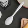 2327 Малка кухненска силиконова лъжица за готвене и сервиране Мрамор, снимка 2