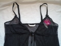 Hunkemoller прозрачна дамска нощница с пайети и бродерии р-р M, снимка 2