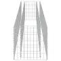 vidaXL Габион повдигната леха, поцинкована стомана, 270x50x50 см, снимка 6