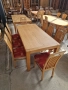 К-т Масивна Разтегателна Трапезна Маса с 8 бр.Стола-внос от Германия!, снимка 1