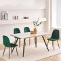 Висококачествени трапезни столове AMFZC-C111N-4GRN, снимка 2
