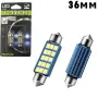 LED Крушки за плафон 36мм 12/24V G – TECH – T270, снимка 1