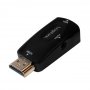 Адаптер HDMI M - VGA F + 3.5mm 1080p Logilink CV0107 SS301181 Мъжко-Женско, снимка 1 - Друга електроника - 39398967