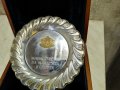 Почетен плакет на министерство на младежта и спорта фи20см и кутия 23х23х5см, снимка 6