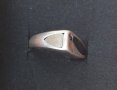 Два различни броя / Масивен сребърен пръстен с Арагонит / проба 925 Житен клас / Малък размер , снимка 10