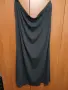 5xl КАЧЕСТВЕНА ТРИКОТАЖНА ТЪМНОСИВА ДЪЛГА ПОЛА С МАЛКА ЦЕПКА ОТЗАД запазена,много еластична, снимка 1