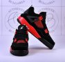 Nike Air Jordan Retro 4 Red Thunder, KAWS, Lightning, снимка 4